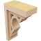 Ekena Millwork 3"W x 6"D x 9"H Classic Sheridan Rough Cedar Woodgrain TimberThane Corbel, Primed Tan CORUR03X06X09SHERCPR - alternate 4